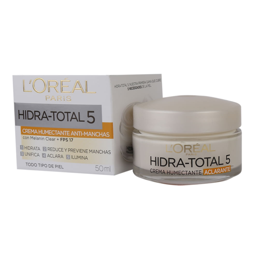 crema hidratante aclarante