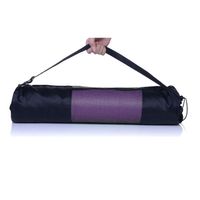 Colchoneta Yoga Mat Pilates Fitness 6Mm Con Funda Transportadora - Morado