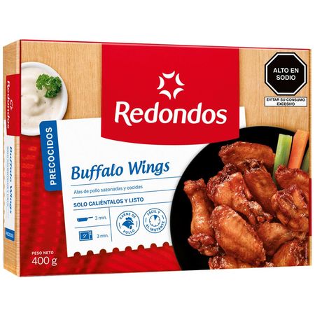 Alitas Sazonadas REDONDOS Buffalo Wings Caja 400g | plazaVea - Supermercado