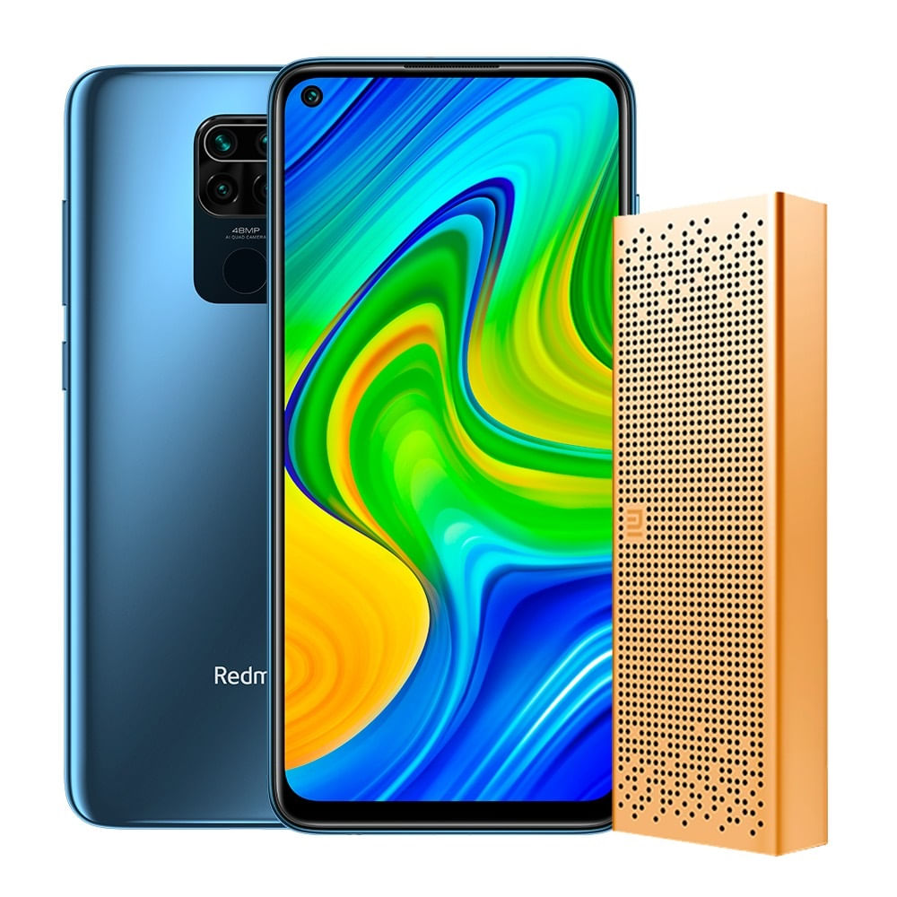 COMBO Celular Xiaomi Redmi Note 9 128 GB Gris + Mi Bluetooth Speaker ...