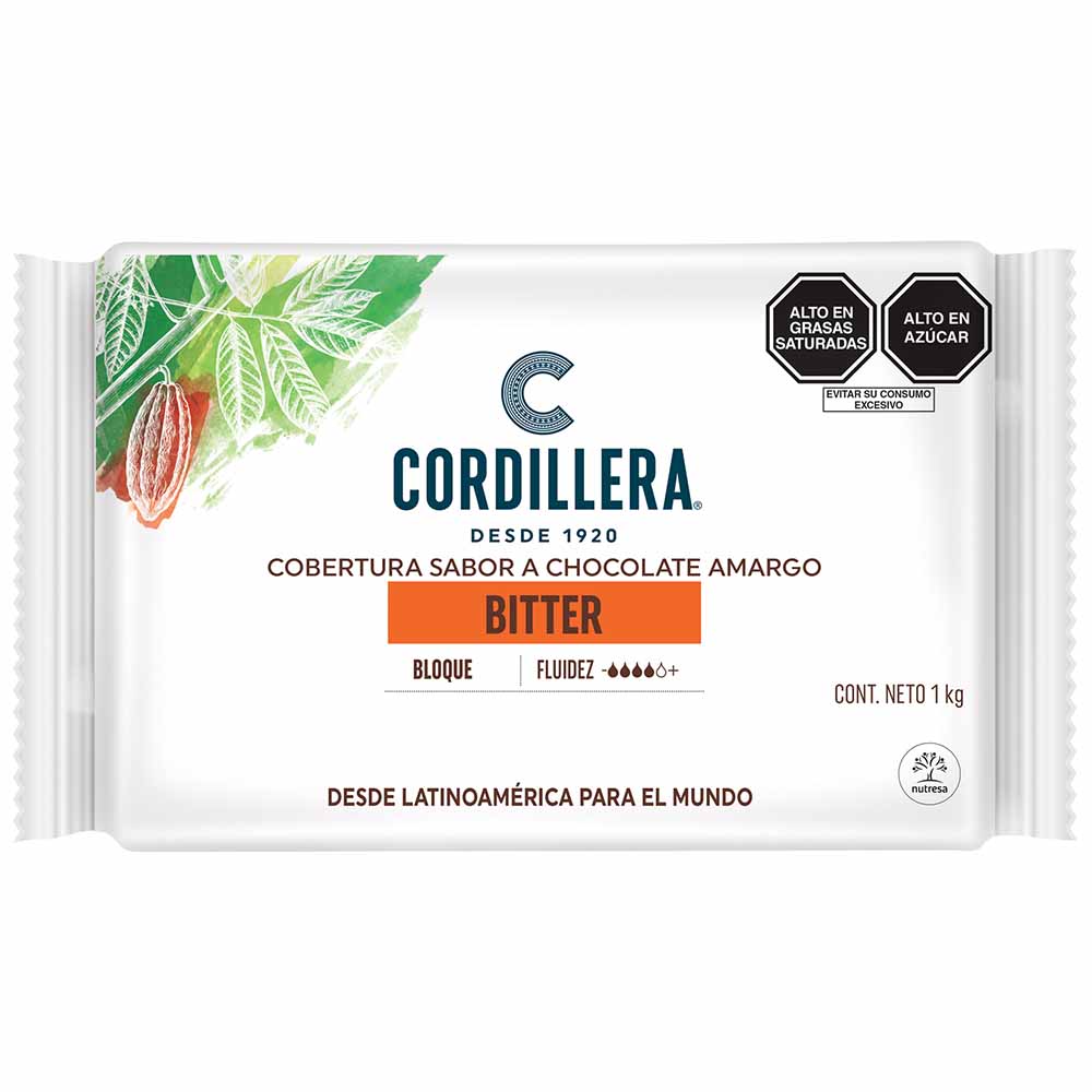 Cobertura Bitter CORDILLERA Empaque 1Kg