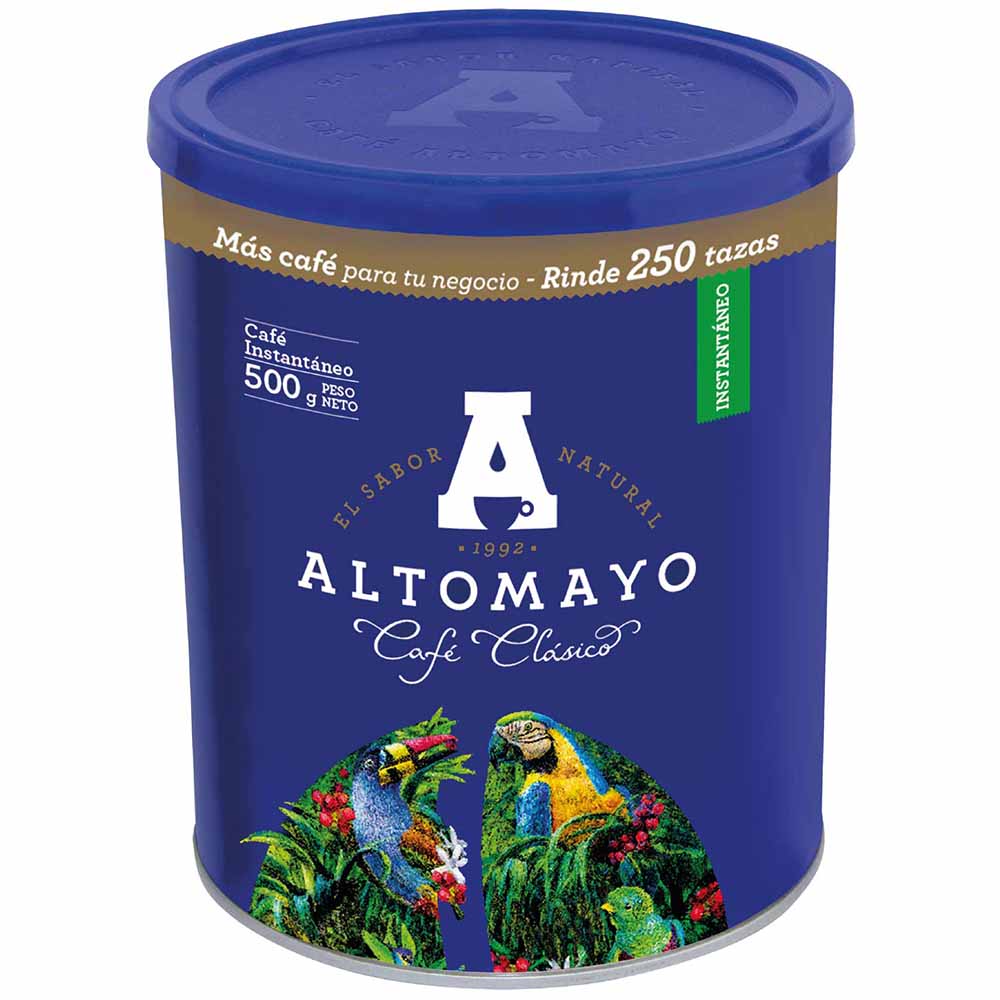 Café Instantáneo ALTOMAYO Clásico Lata 500g plazaVea