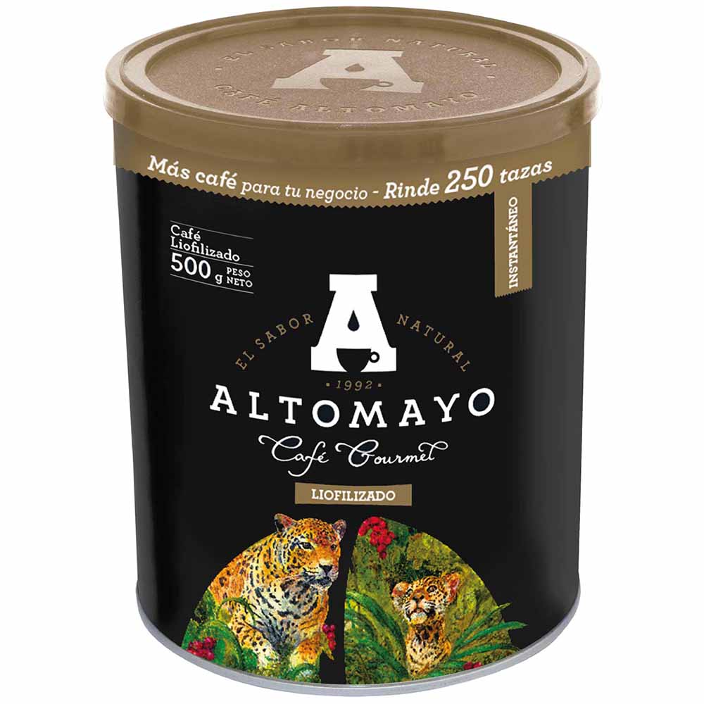 Café Instantáneo ALTOMAYO Gourmet Lata 500g plazaVea