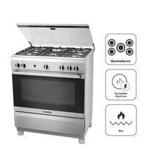 Cocina a Gas ELECTROLUX EKGW24C2CSTB 4 Quemadores Acero Inox | plazaVea -  Supermercado