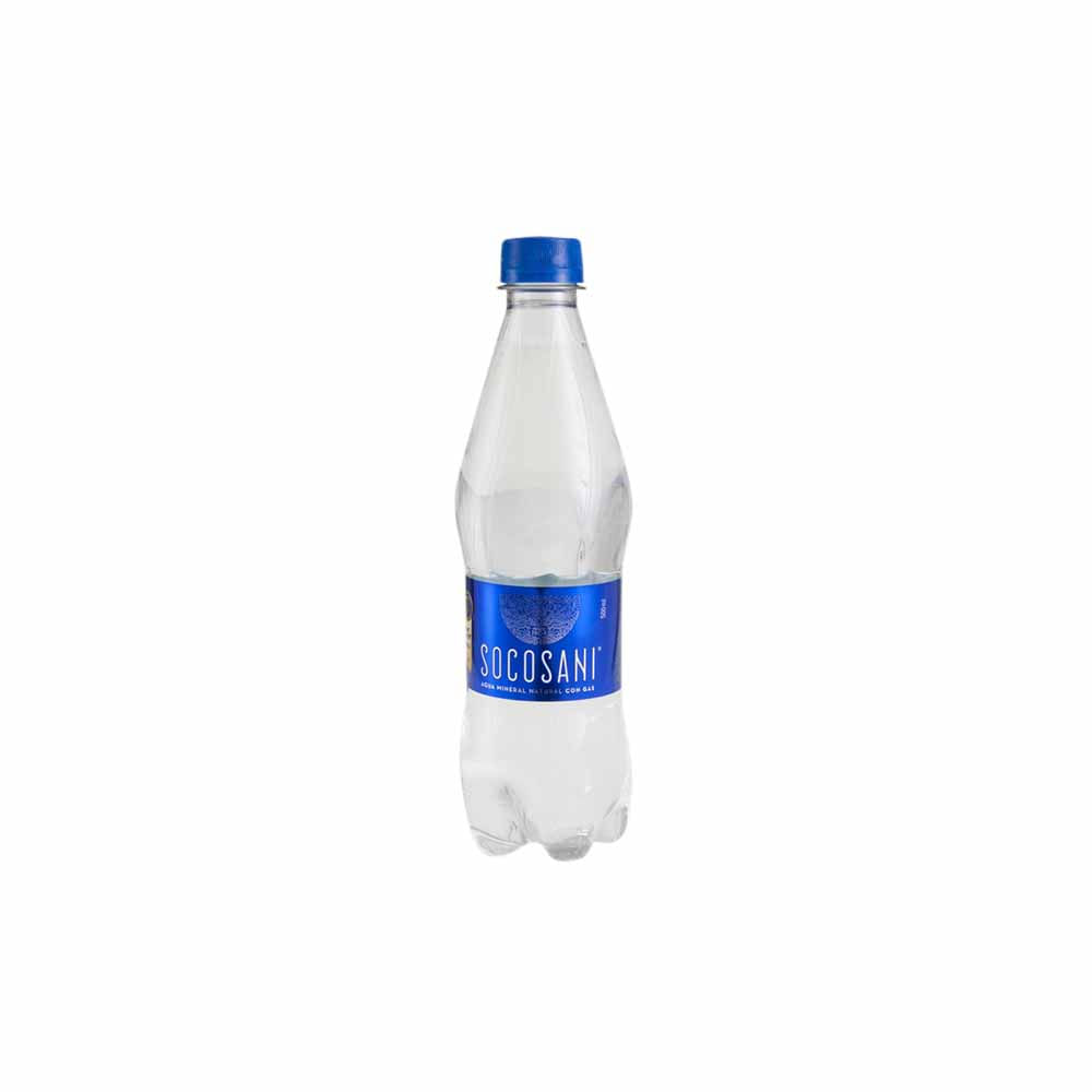 Agua Mineral SOCOSANI Con Gas Botella 500ml