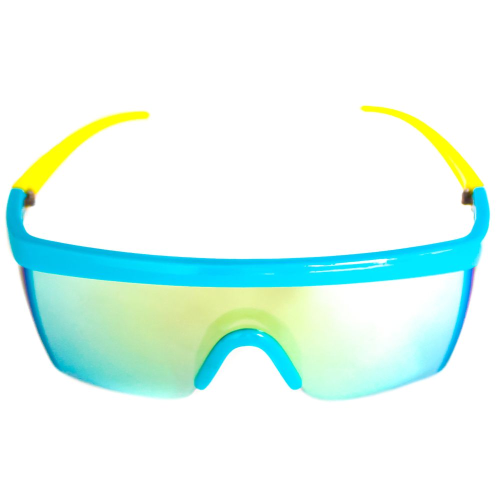 Lentes De Sol Cuadrados Celeste Y Amarillo Lazy Pantone Blinders Unisex Plazavea Supermercado