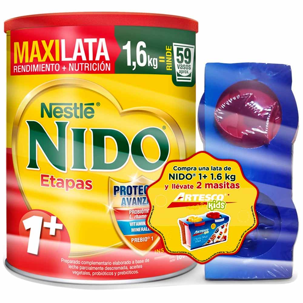 Leche Formulada Nido Etapa 1 Lata 1600g Plastilina Plazavea Supermercado Leche Formulada Nido Etapa 1 Lata 1600g Plastilina Plazavea Supermercado