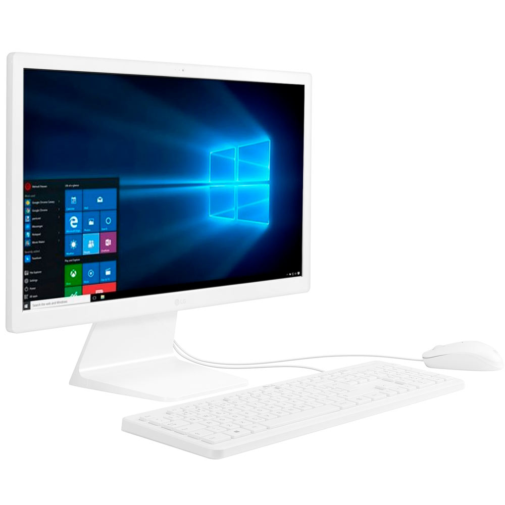 All in One LG 22V280 22" Celeron N4100 4GB 500GB Blanco plazaVea