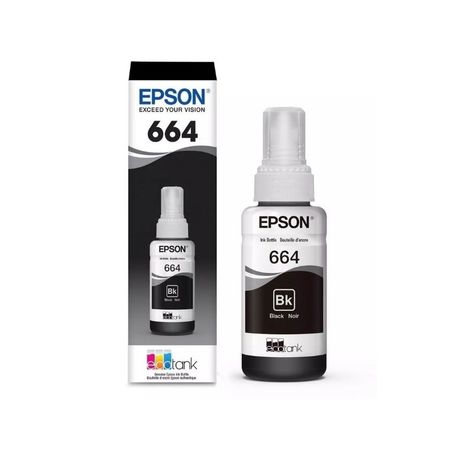 Pomo de tinta Epson T664 color Negro | plazaVea - Supermercado