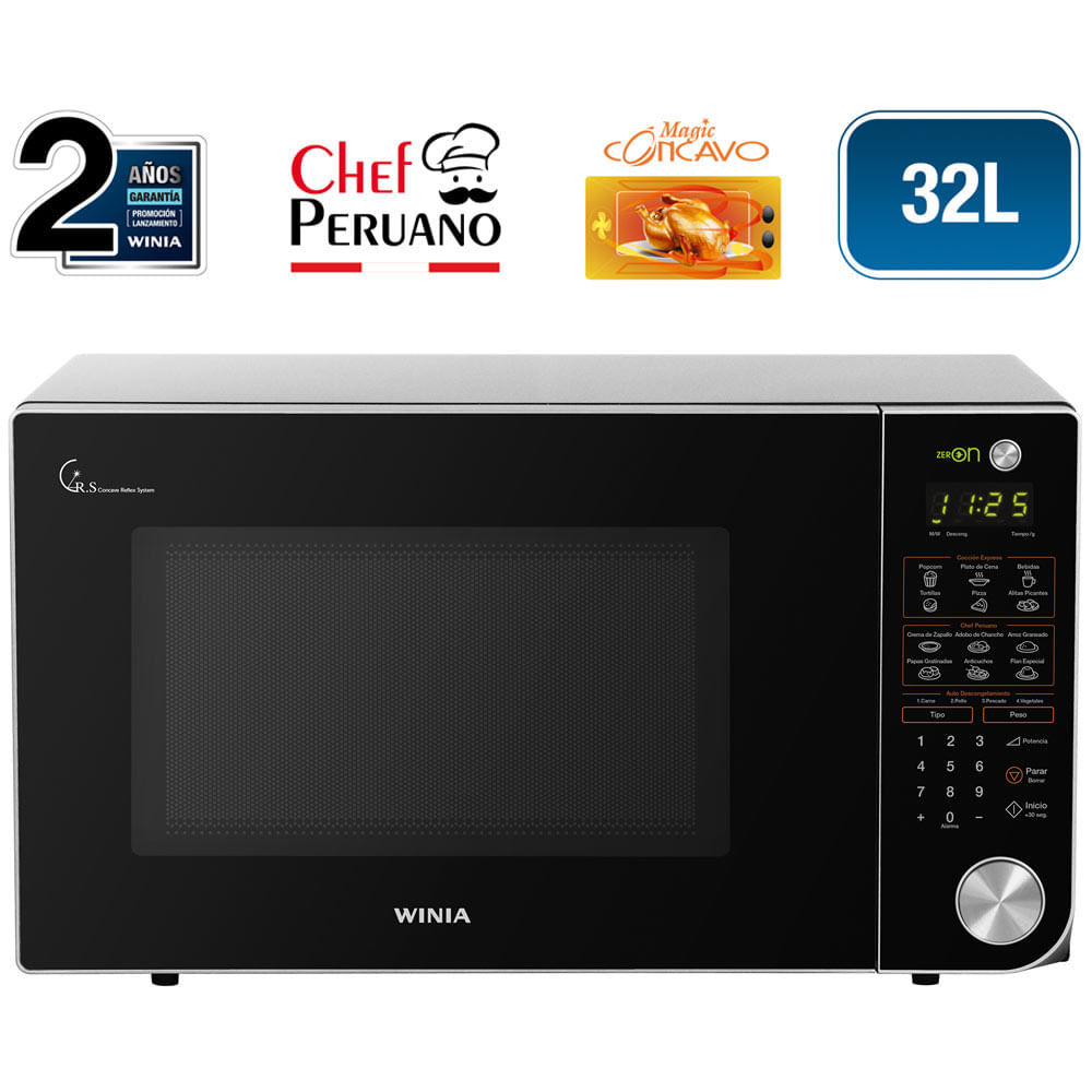 Horno Microondas WINIA 32L WMN-32MCB | plazaVea - Supermercado