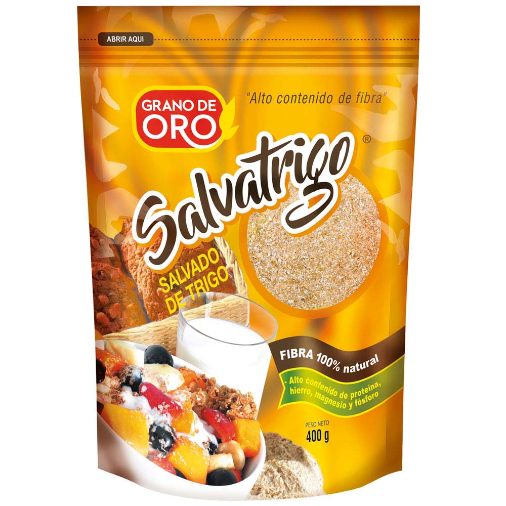 Salvatrigo GRANO DE ORO Salvado de Trigo Doypack 400g