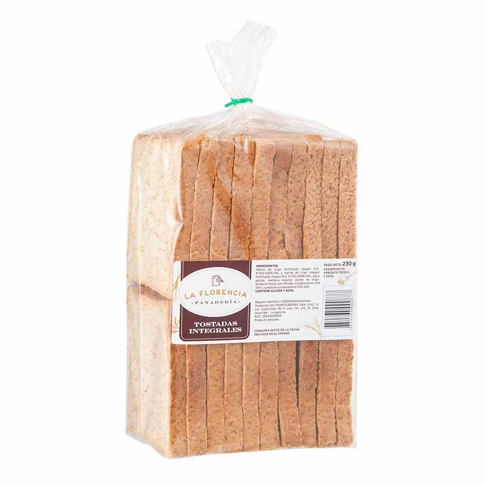 Tostadas Integrales LA FLORENCIA Bolsa 230g