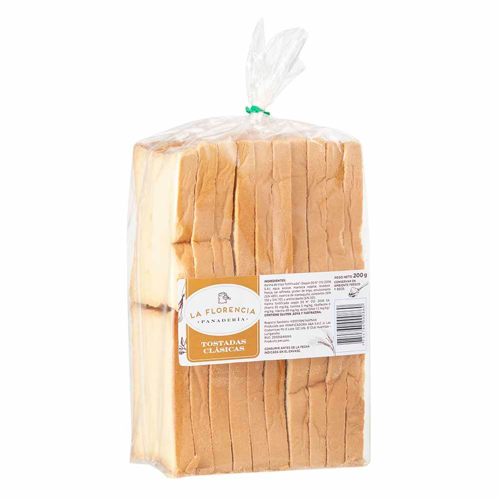 Tostadas Clásicas LA FLORENCIA Bolsa 200g