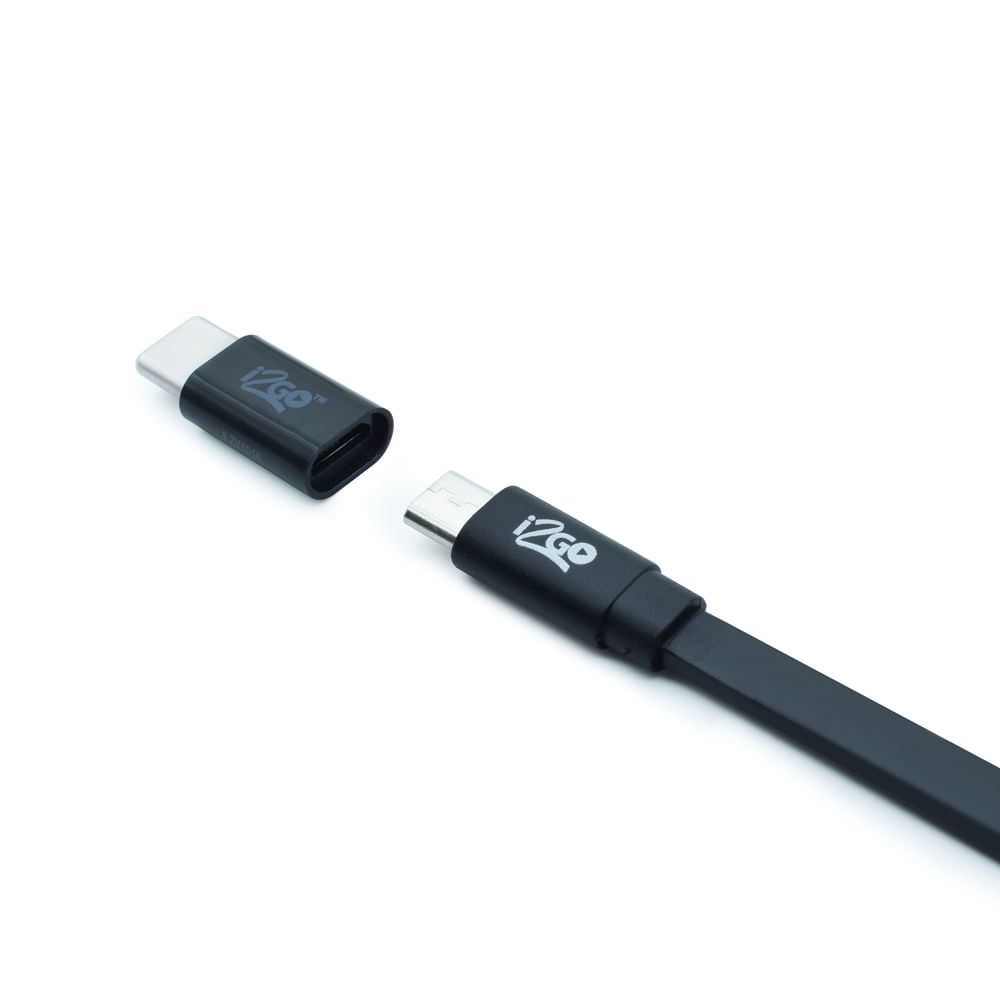 Adaptador de USB-C a Micro USB Negro i2Go Pro