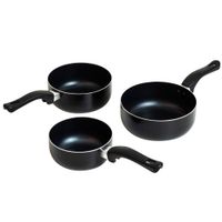 Set de Cacerolas VIVA HOME Negro 3pzas