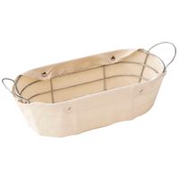 Cesta para Pan VIVA HOME Rectanfular C/Canvas