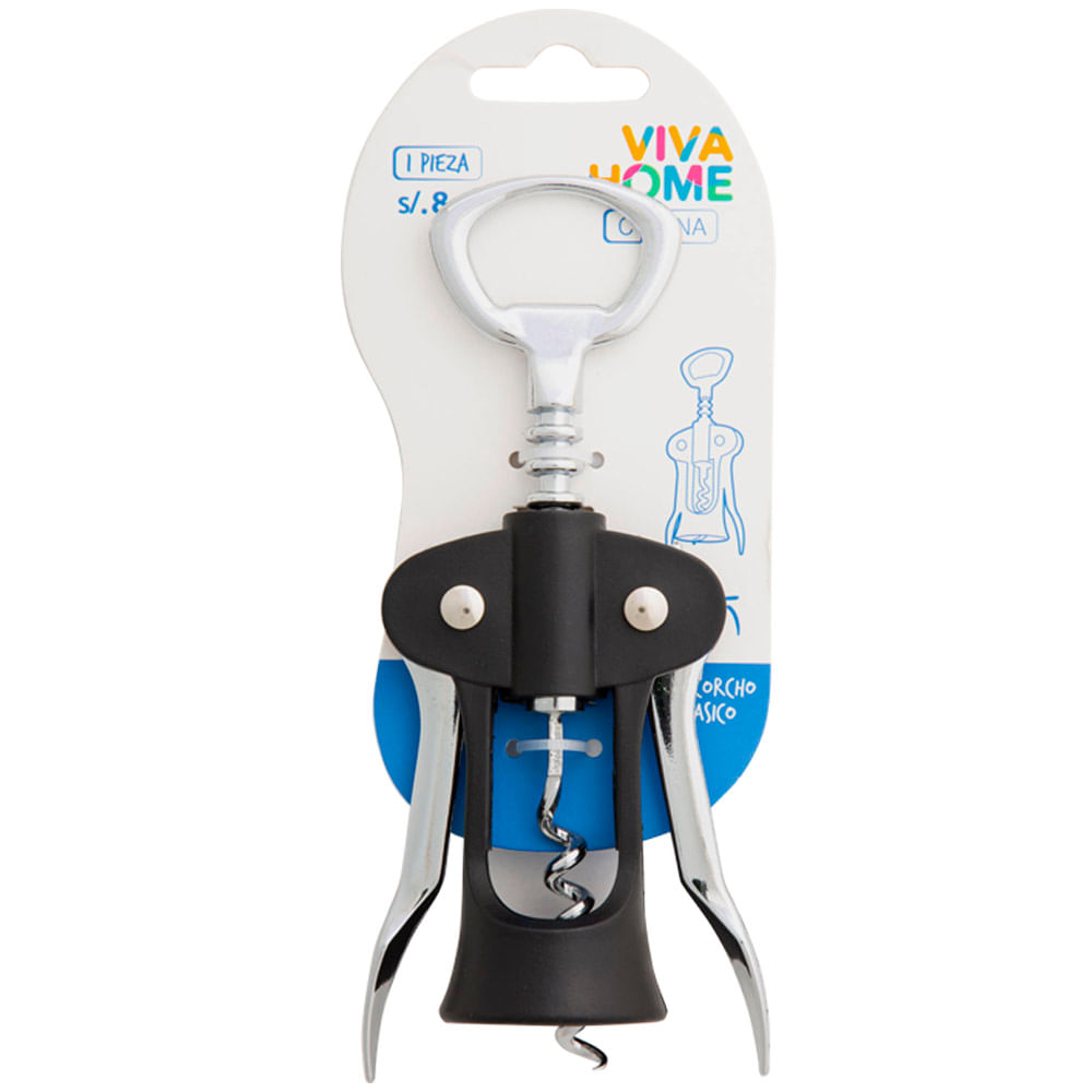 Sacacorcho VIVA HOME Clásico Negro