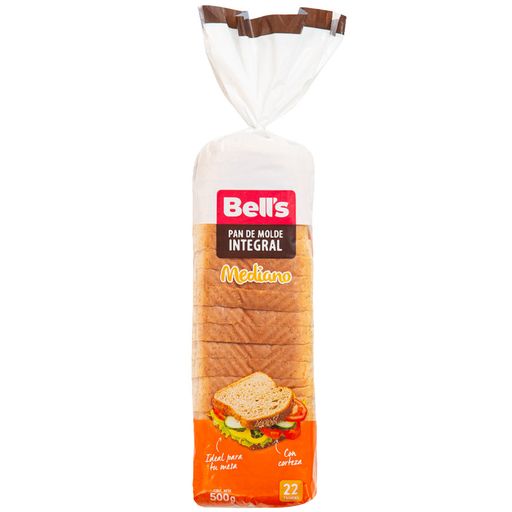 Pan de Molde Blanco BELL'S Mediano Bolsa 500g