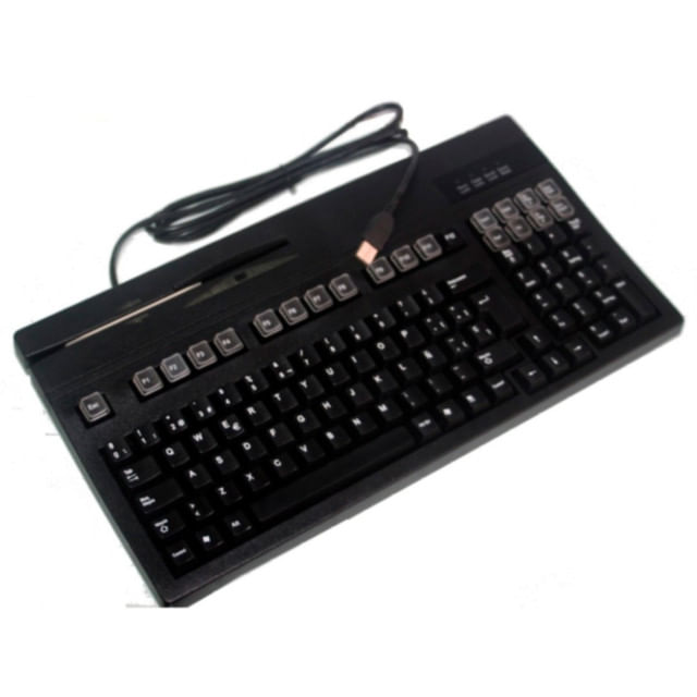 Teclado con lector de banda PS/2 Unitech