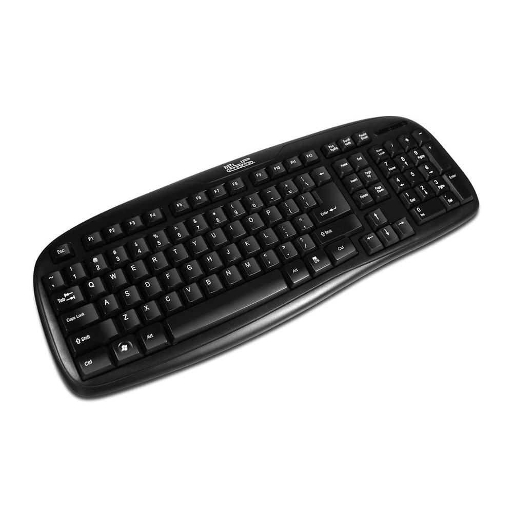 Teclado USB para oficina Negro KKS-050S