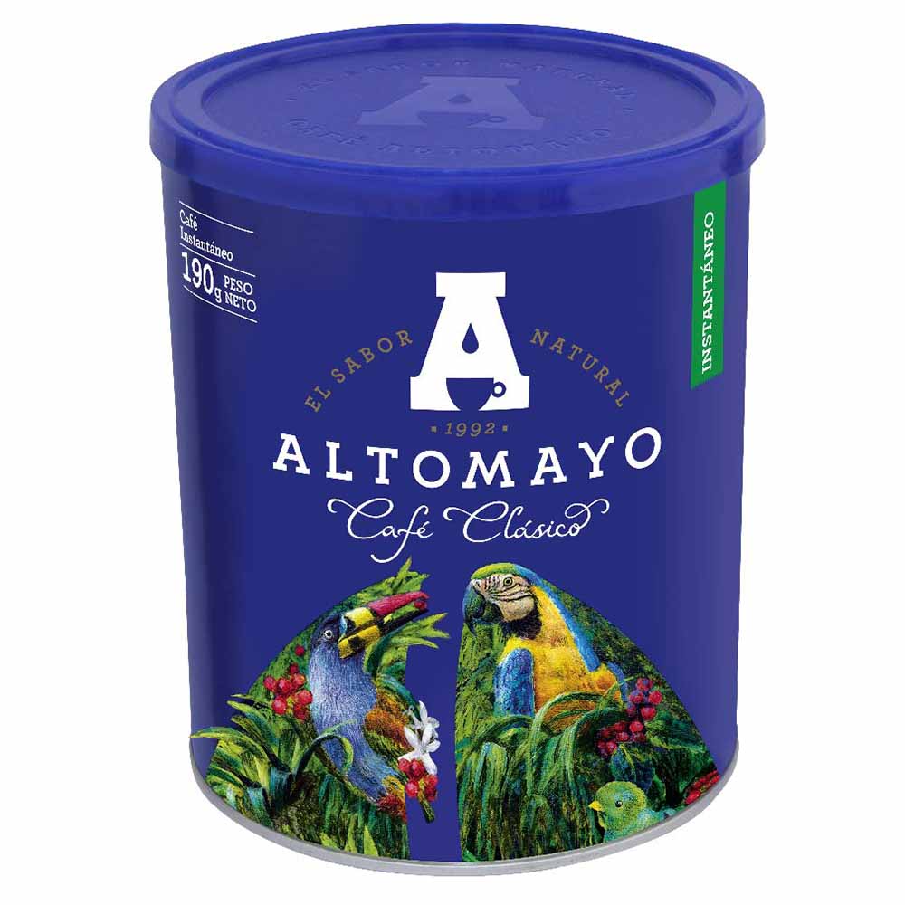 Café Instantáneo ALTOMAYO Clásico Lata 190g plazaVea