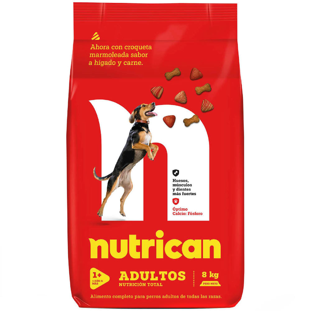 Comida para Perros NUTRICAN Adultos Bolsa 8Kg plazaVea Supermercado