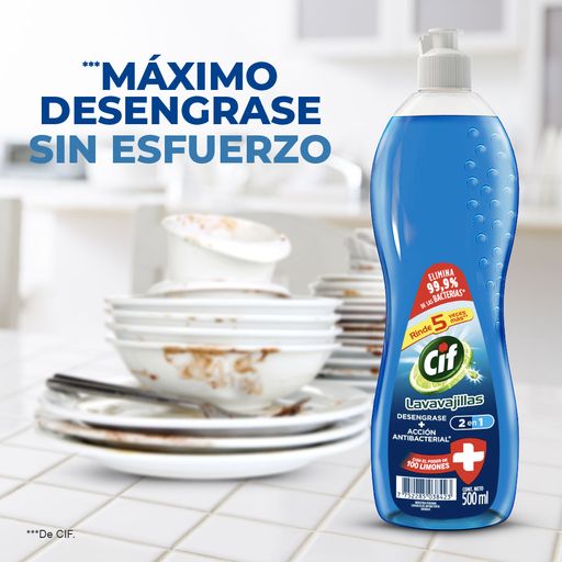 Lavavajilla líquida Cif 900ml - Promart