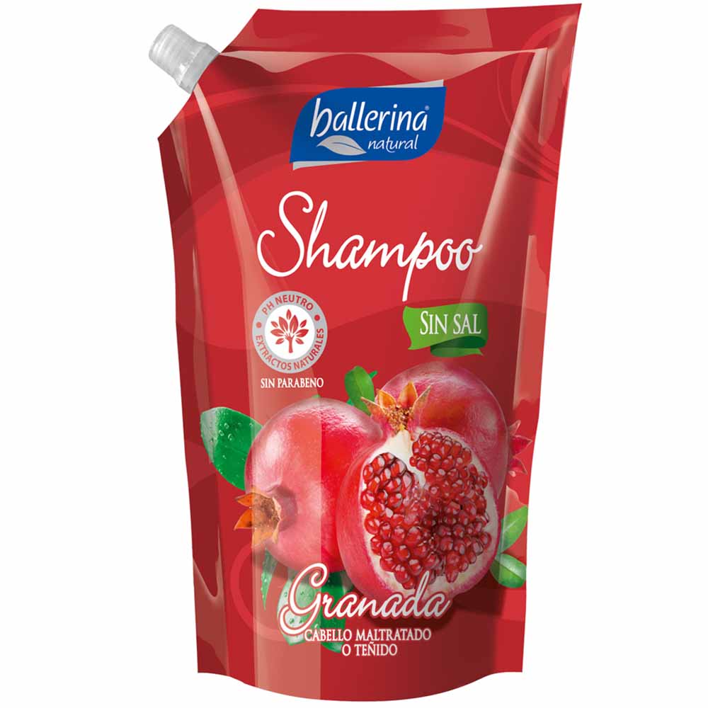 Shampoo Sin Sal BALLERINA Granada Doypack 900ml