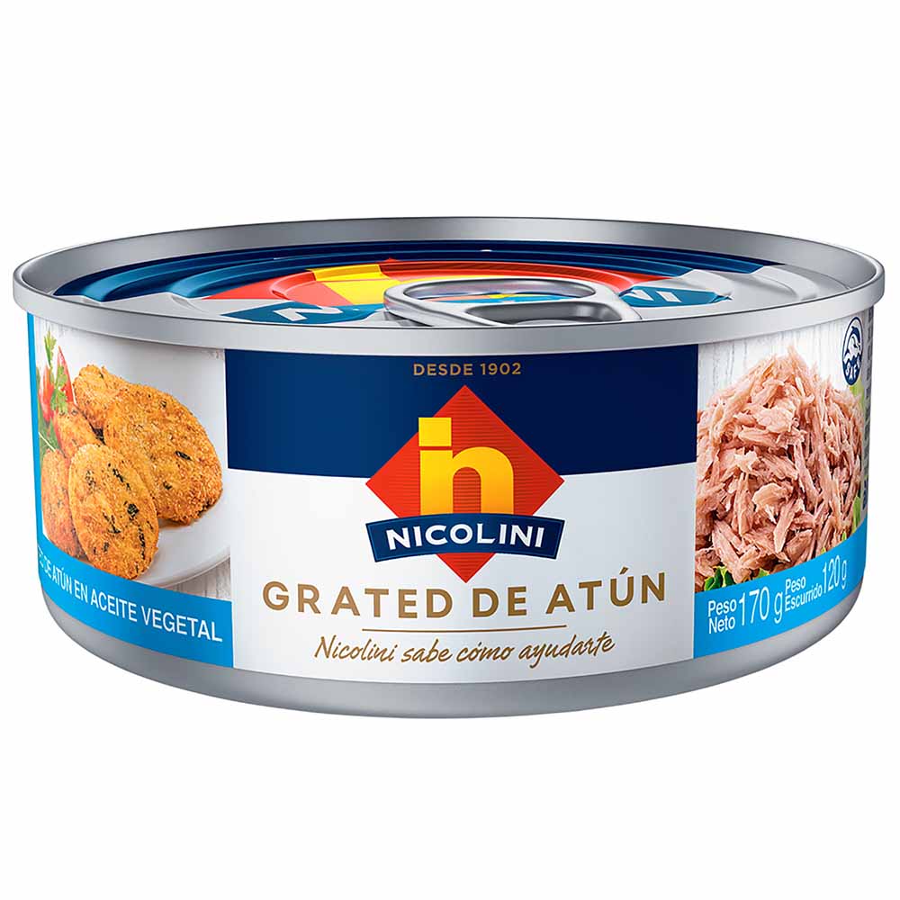Graté de Atún NICOLINI Lata 170g plazaVea Supermercado