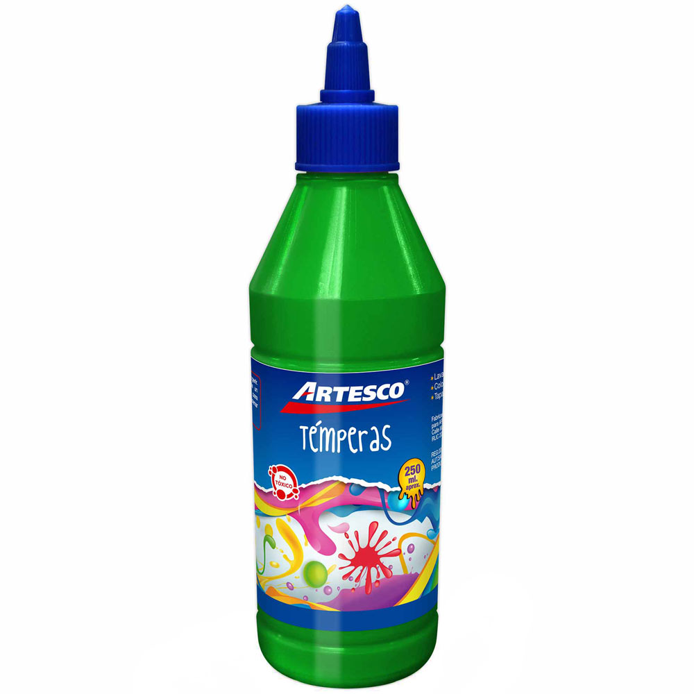 Témpera ARTESCO Verde Frasco 250ml