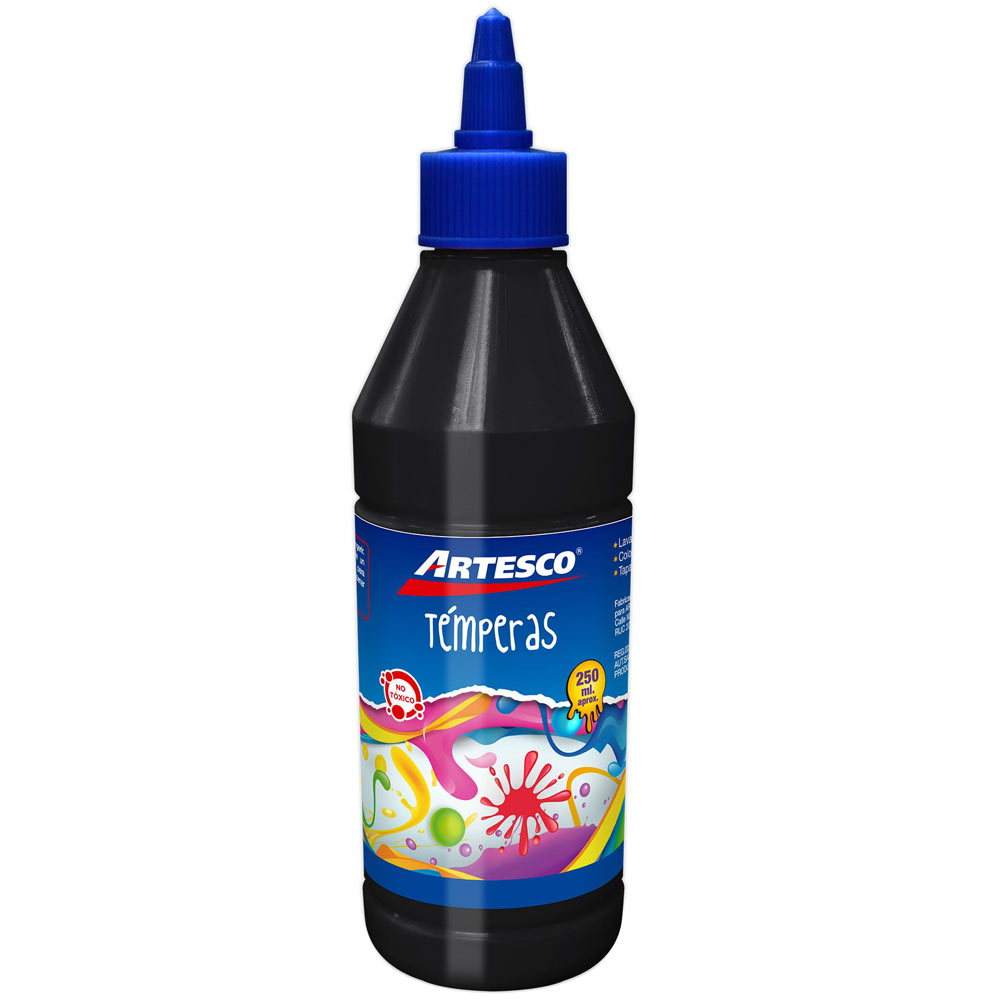 Témpera ARTESCO Negro Botella 250ml | plazaVea - Supermercado