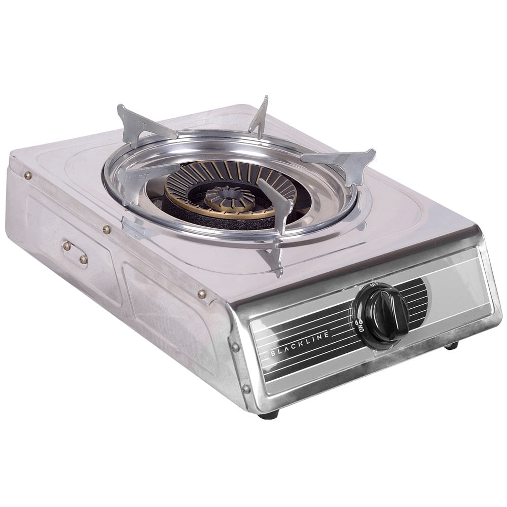 Cocina a Gas BLACKLINE 1 Hornilla 1-01SRB Plateado | plazaVea - Supermercado