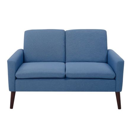 sofa de 2 cuerpos tamy azul oscuro
