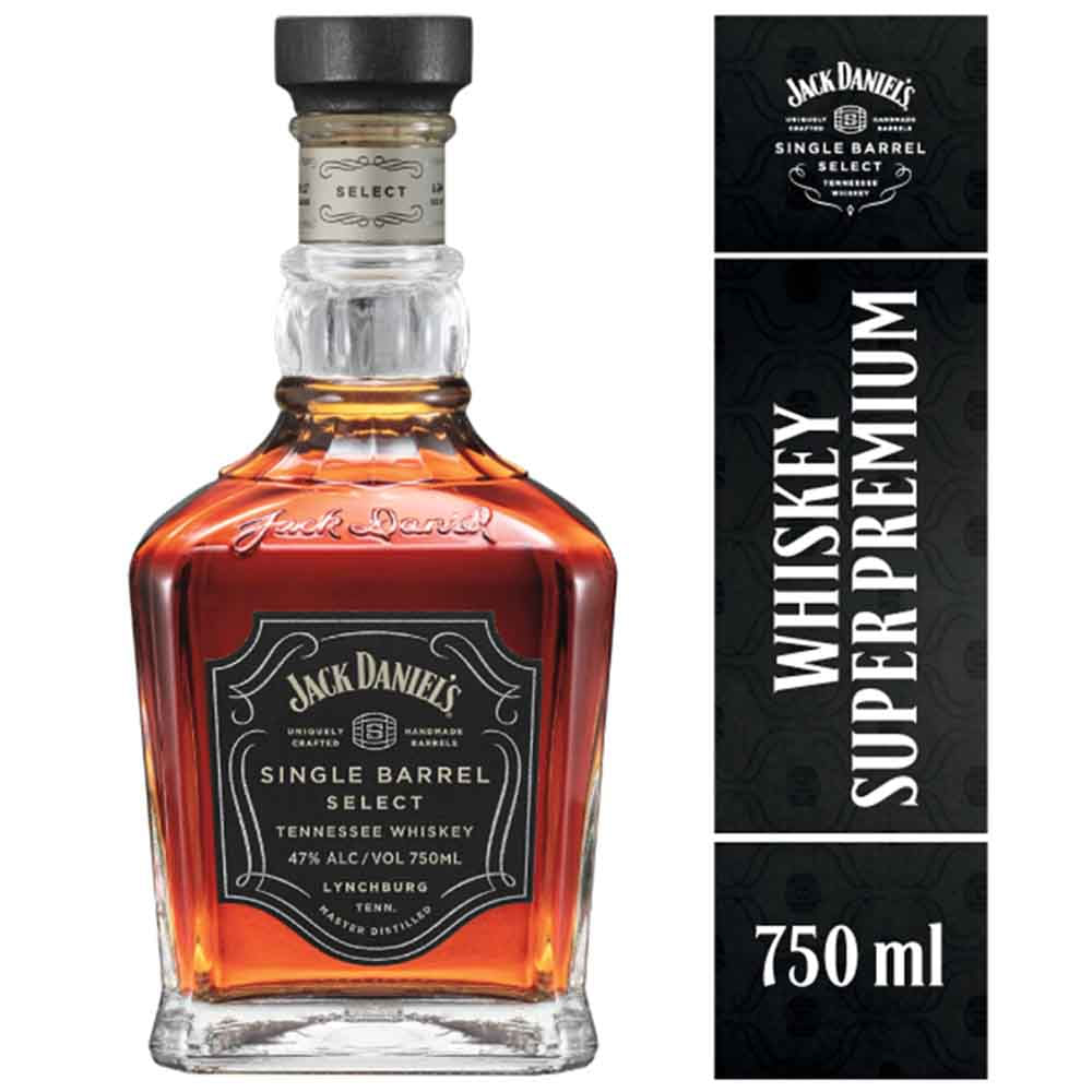 Whisky JACK DANIEL'S Single Barrel Botella 750ml | plazaVea - Supermercado