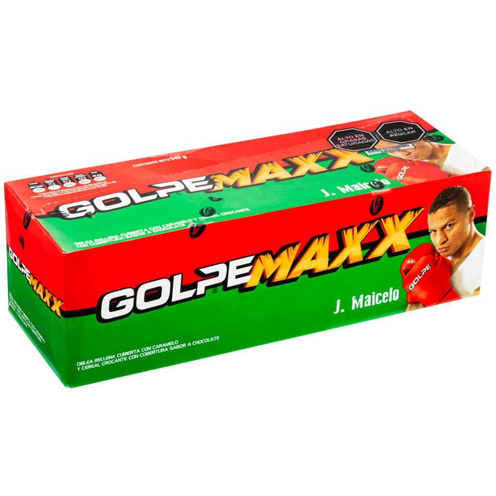 Chocolate GOLPE Maxxx Paquete 540g plazaVea Supermercado