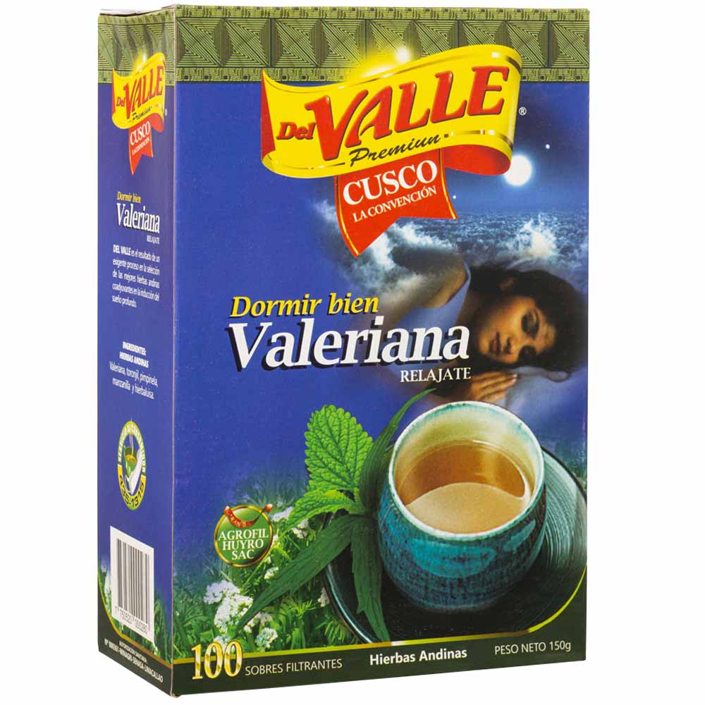 Infusión DEL VALLE Valeriana Caja 150g