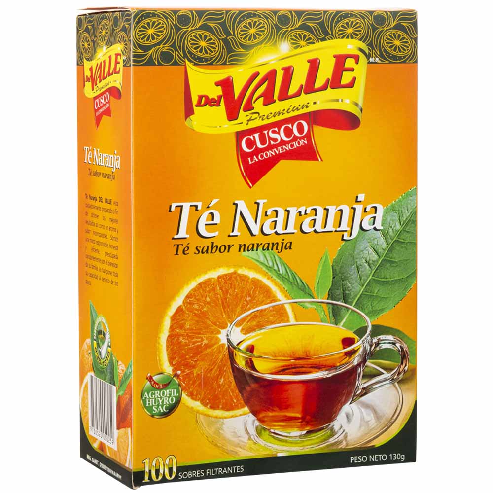 Té DEL VALLE Naranja Caja 150g