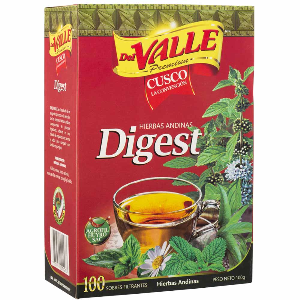 Infusión Digestiva DEL VALLE Caja 100g