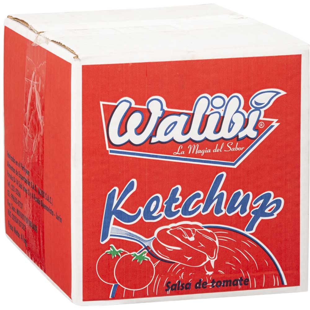 Ketchup WALIBI Caja 4Kg