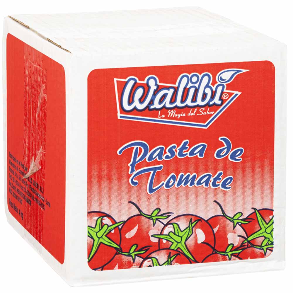 Pasta de Tomate WALIBI Caja 4Kg