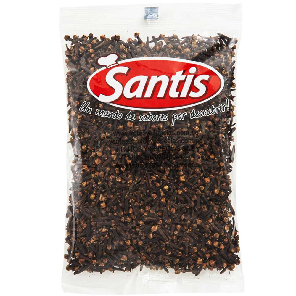 Clavo de Olor Entero SANTIS Bolsa 250g