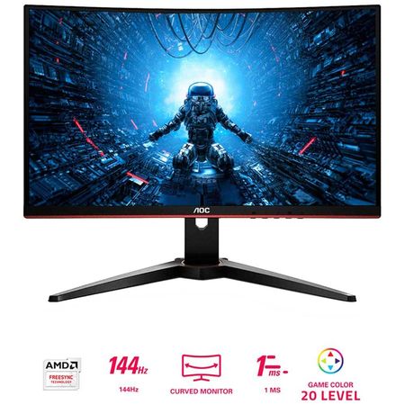 Monitor AOC 27'' FHD Curvo Gaming C27G1 | plazaVea - Supermercado