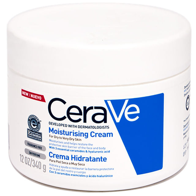 Crema Hidratante En Pote 340g Cerave - Pote 340 G