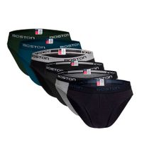 Pack x 6 Trusas Boston Hombre Multicolor