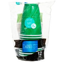 Vaso DARNEL Verde Vivo 7 Oz Paquete 12un