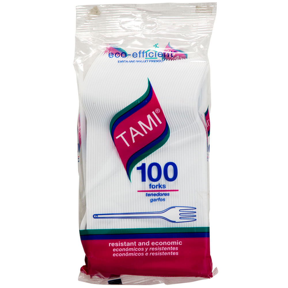 Tenedor DARNELL PERU Blanco 16.5cm Paquete 100un 50x50x10mm