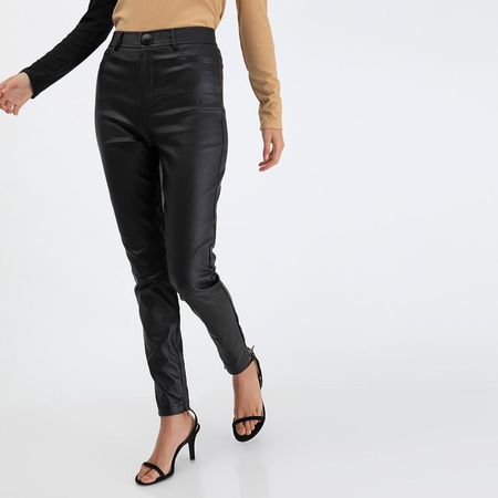 Pantalón Mujer Look Cuero | plazaVea - Supermercado