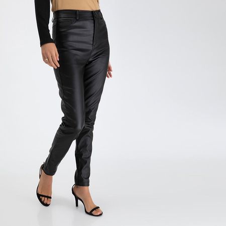 Pantalón Mujer Look Cuero | plazaVea - Supermercado