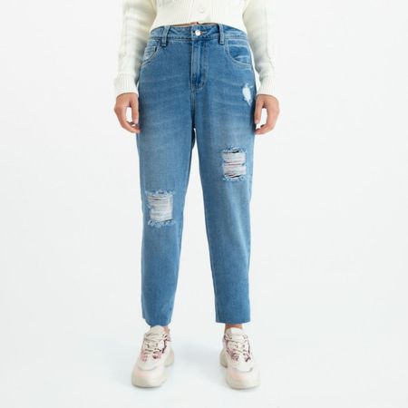 Jean Mujer Mom Fit Carpenter | plazaVea - Supermercado