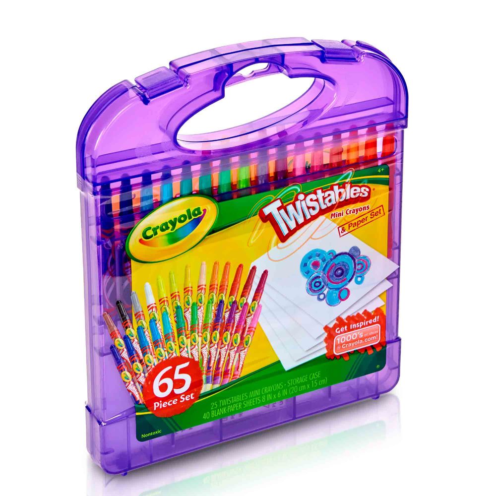 Set De Crayones CRAYOLA Mini Retráctiles Y Pa Caja 65un | PlazaVea ...